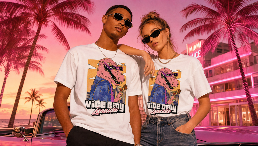 Vice Reptile - T-shirt GTA 6 Vice City